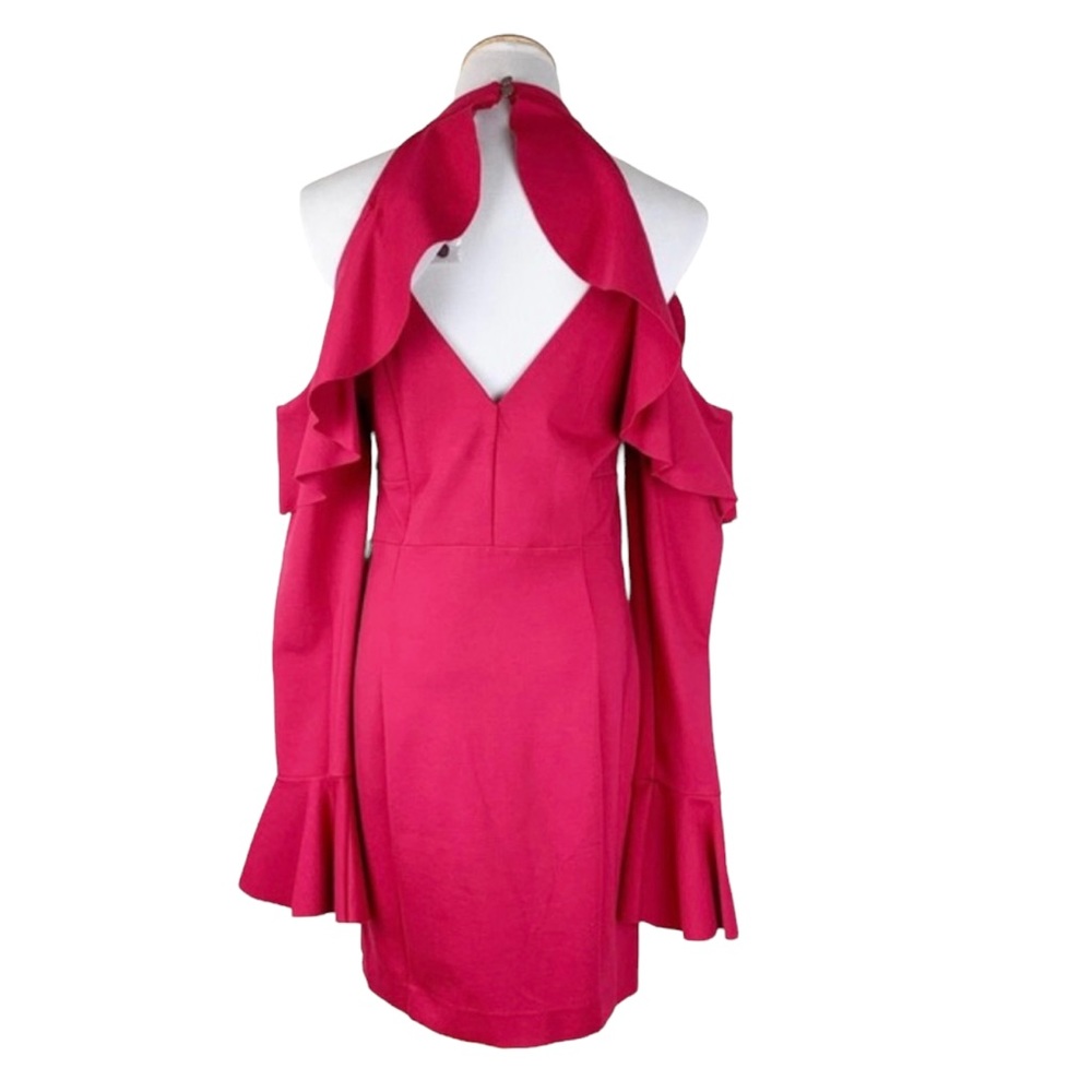 NWT Free People Red Ruffle Mini Dress - Picture 5 of 8